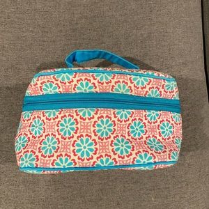 Canvas makeup bag